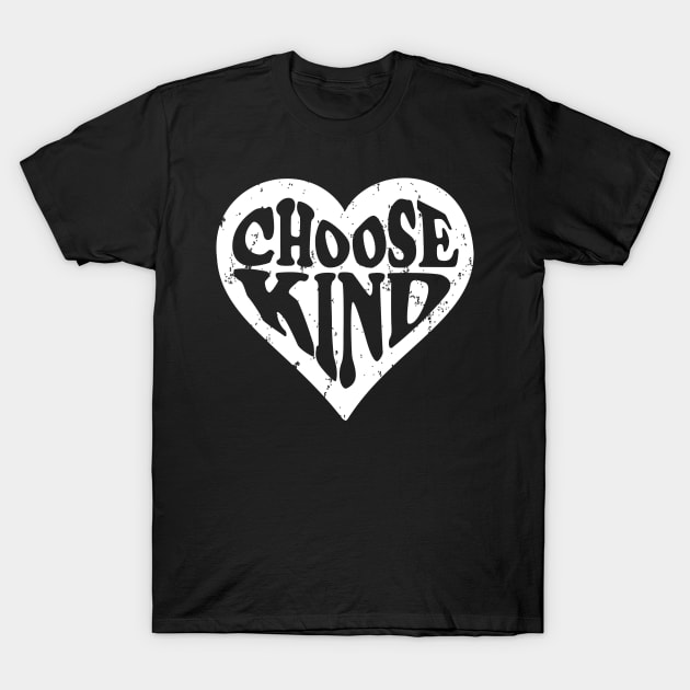 Choose Kind  - Anti-Bullying - Heart Rainbow T-Shirt by Sun68